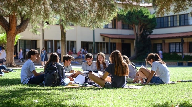 Free Students studying outdoors Image - Students, Grass, Studying |  Download at StockCake