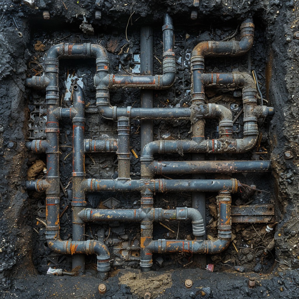 Free Complex Pipe Network Image - Pipes, Underground, Infrastructure ...