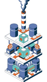 Free Pixel Factory Illustration Image - Factory, Industrial ...