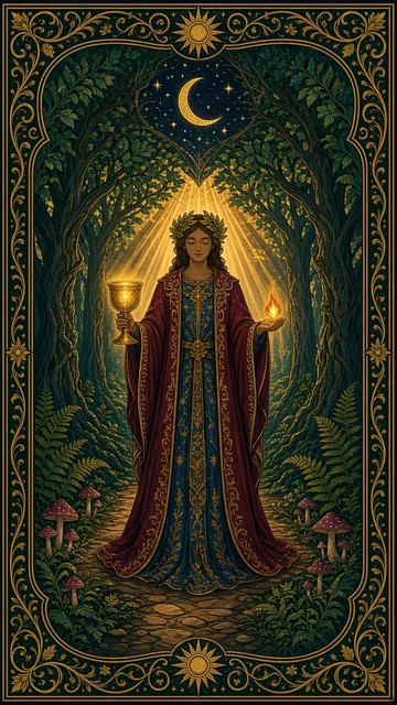 Download Forest Tarot Wanderer Image - Tarot, Illustration, Forest ...