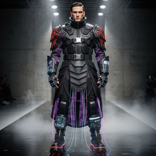 Free Armored Cyber Fashion Image - Cyberpunk, Techwear, Armor ...