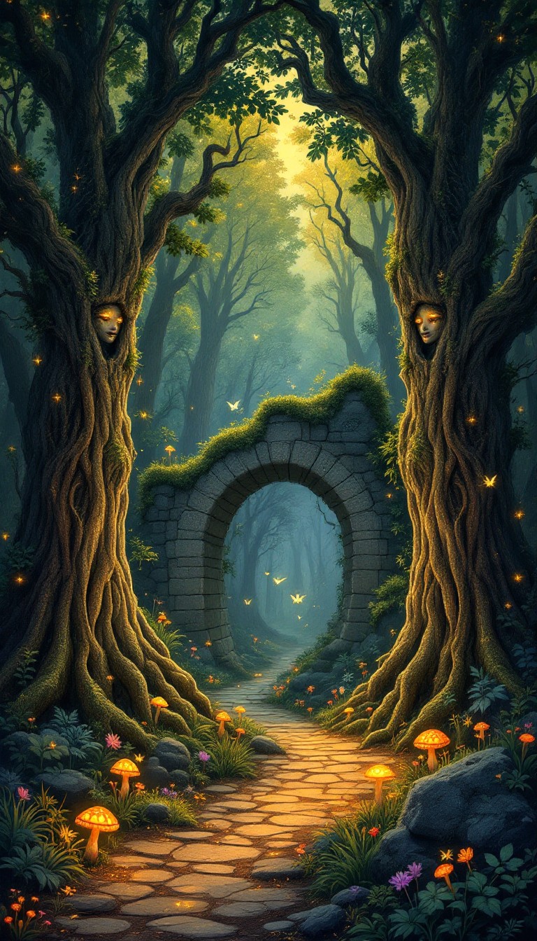 Free Mystical Forest Gateway Image - Enchanted, Forest, Magical ...