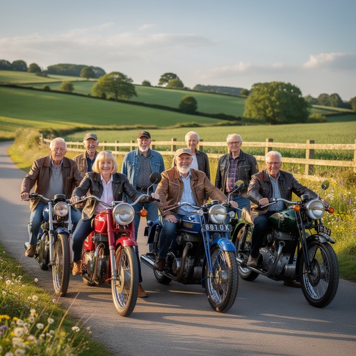 Free Vintage Riders Reunite Image - Motorcycles, Vintage, Classic ...