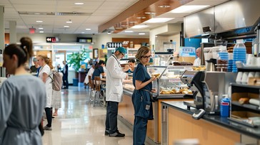 Hospital Tea Free Bustling Hospital Cafeteria Image - Hospital, Cafeteria ...