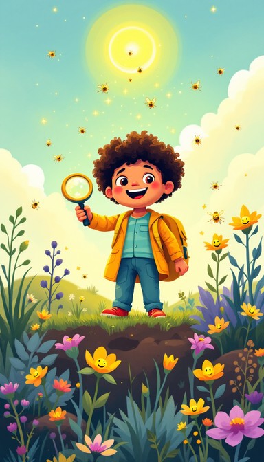 Exploror Cartoon Insects Free Nature Discovery Adventure Image - Illustration, Child, Explorer ...
