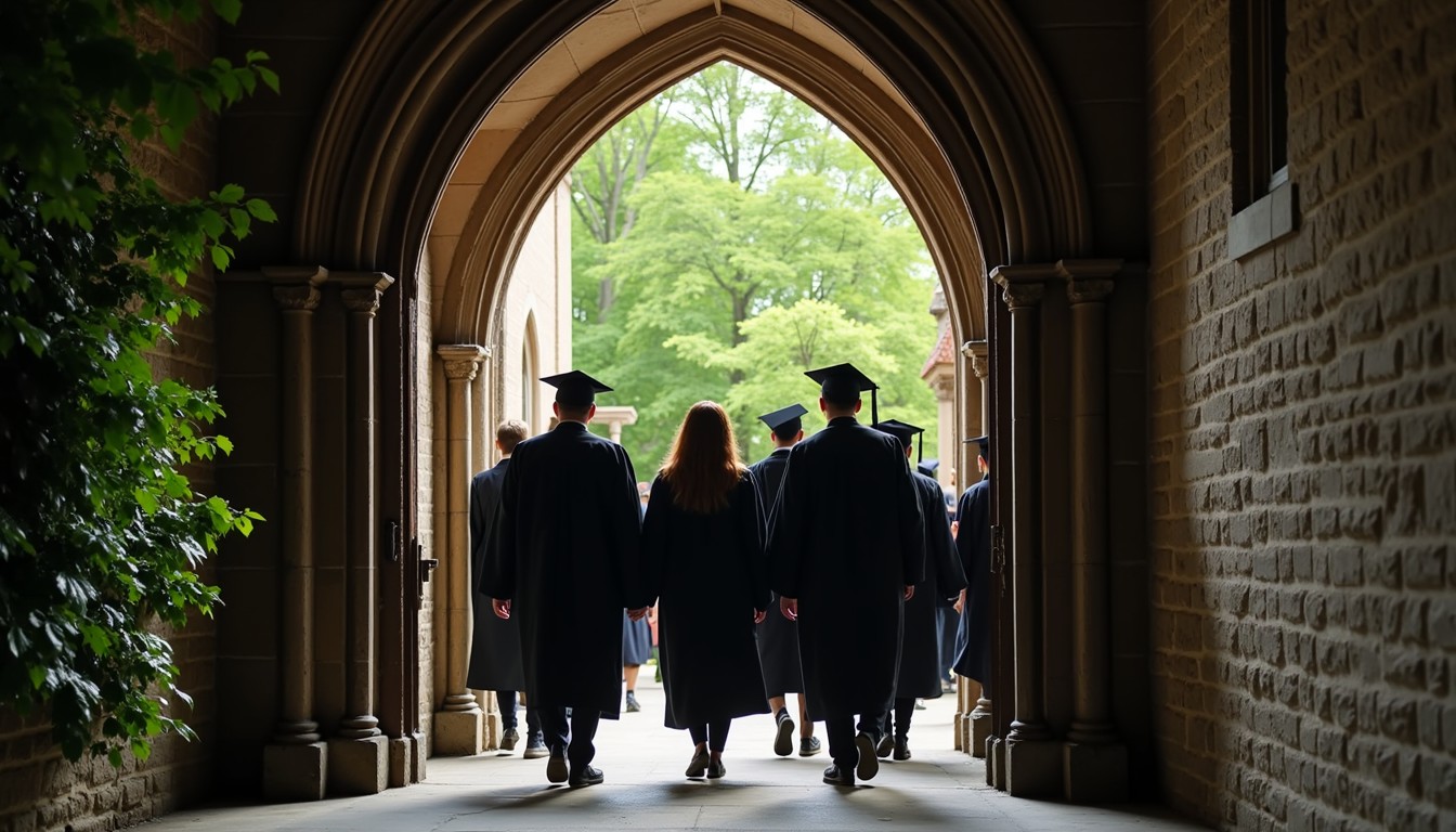 Free Academic Journey Forward Image - Graduation, Commencement, Archway ...