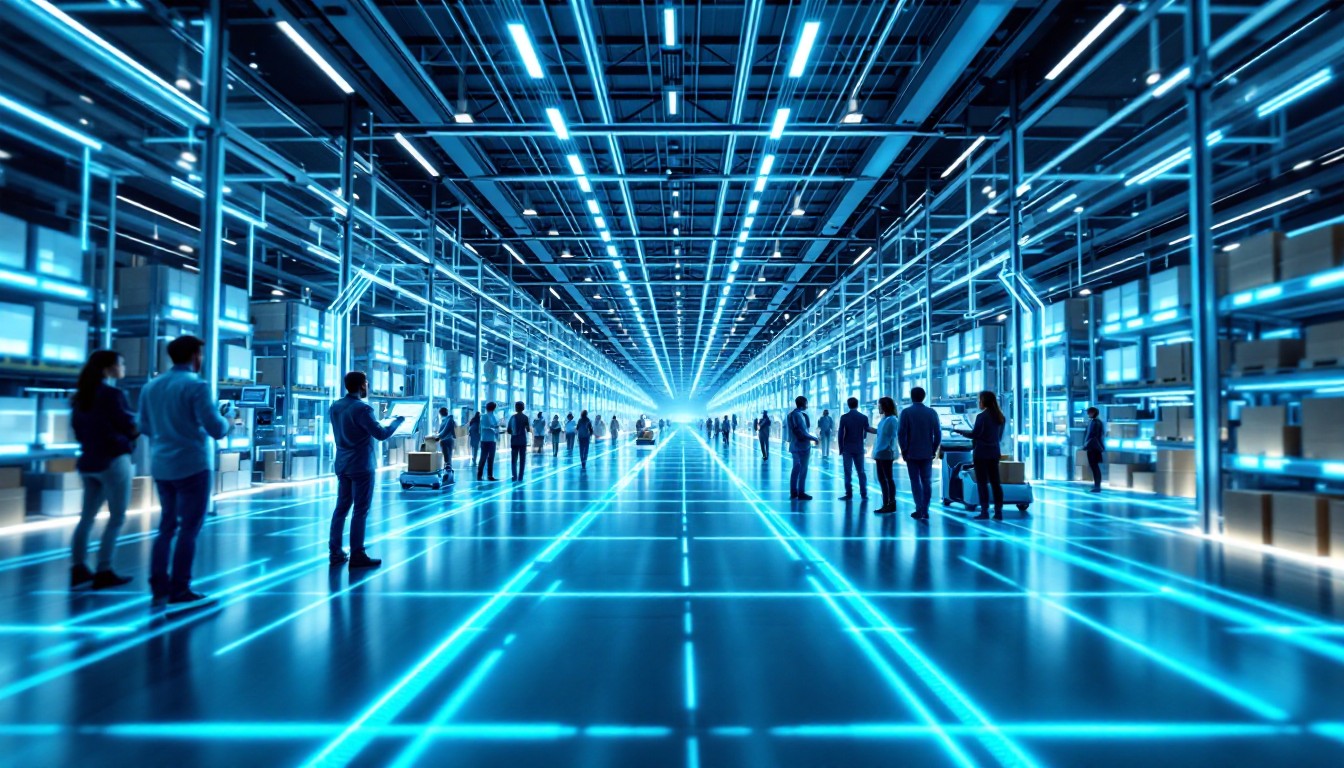 Free Future Meets Present Image - Automation, Futuristic, Warehouse ...