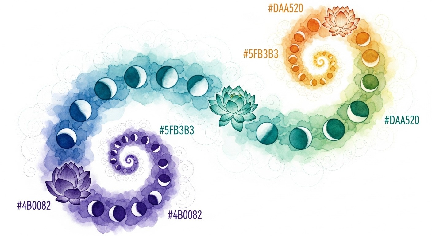 Free Chromatic Spiral Progression Image - Spiral, Watercolor, Gradient ...