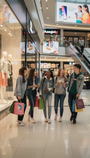 Free Teens Shopping Together Image - Teenagers, Shopping, Mall ...