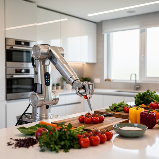 Robotics Cookery Free Robotic kitchen assistant Image - Robot, Food, Technology ...