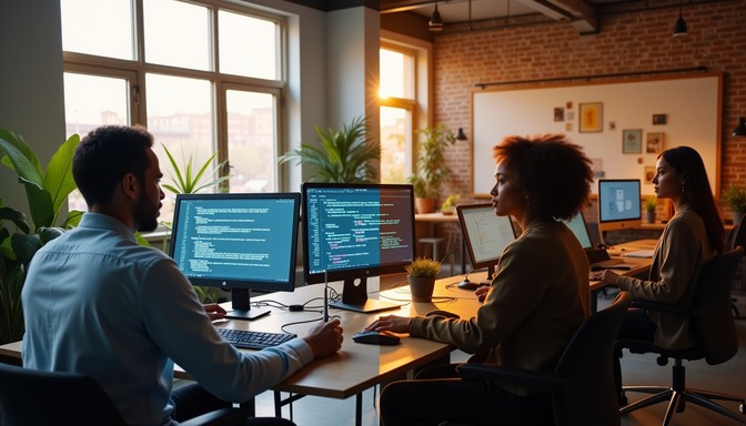 Free Collaborative Tech Environment Image | Download at StockCake