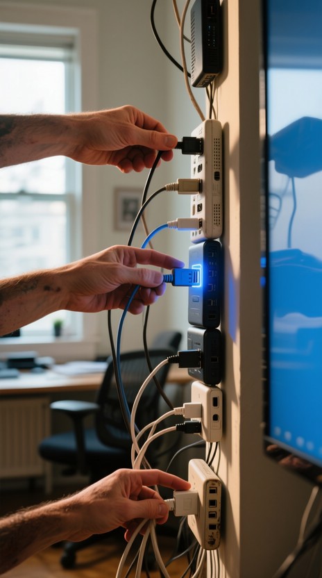 Free Connecting Technology Together Image | Download at StockCake