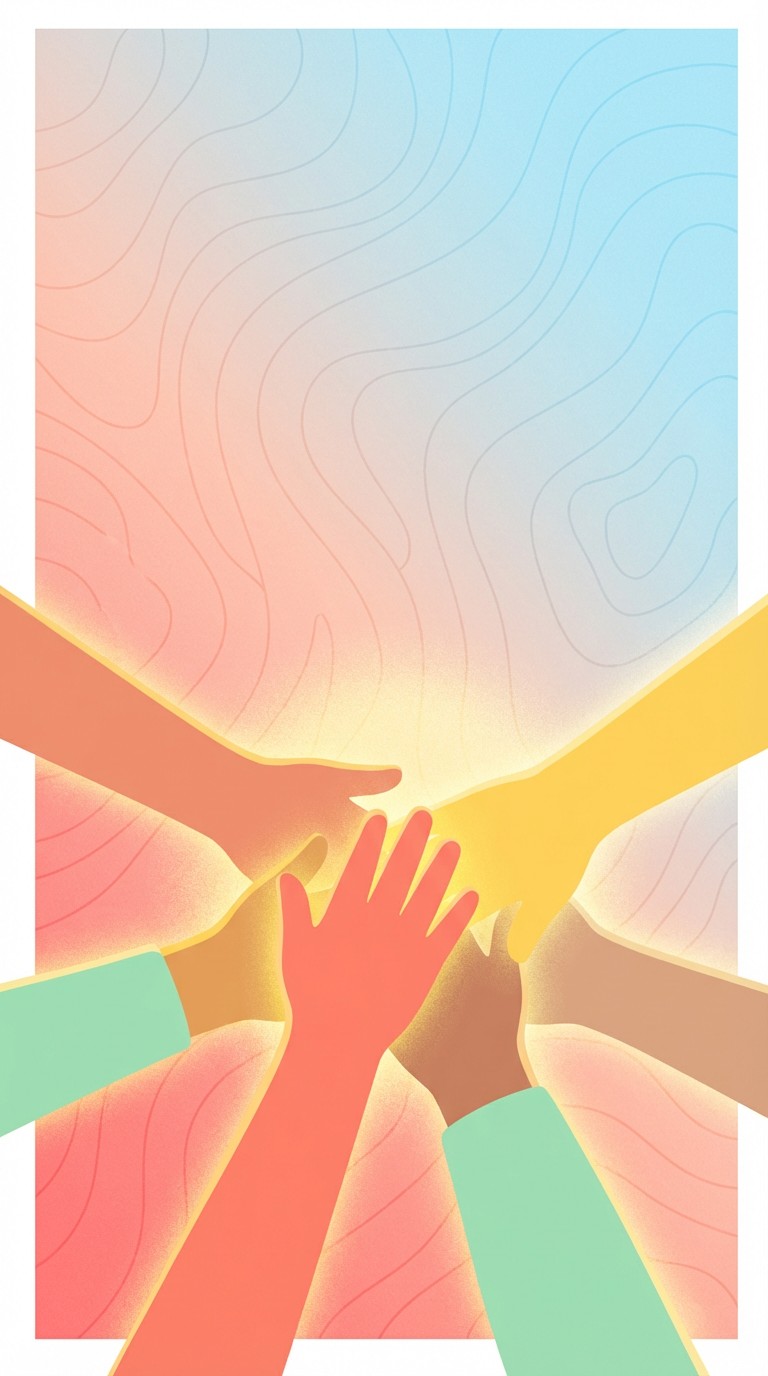 We Rise Partner Poster Free Together We Rise Image - Unity, Together, Friendship | Download at ...