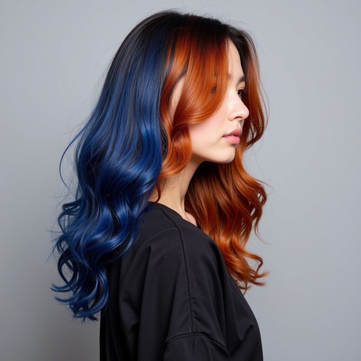 Free Blue Meets Copper Image - Hairstyle, Blue, Copper | Download at ...