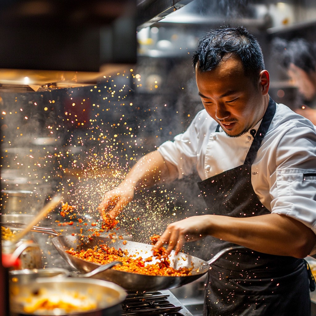 Free Chef cooking passionately Image - Chef, Cooking, Kitchen ...
