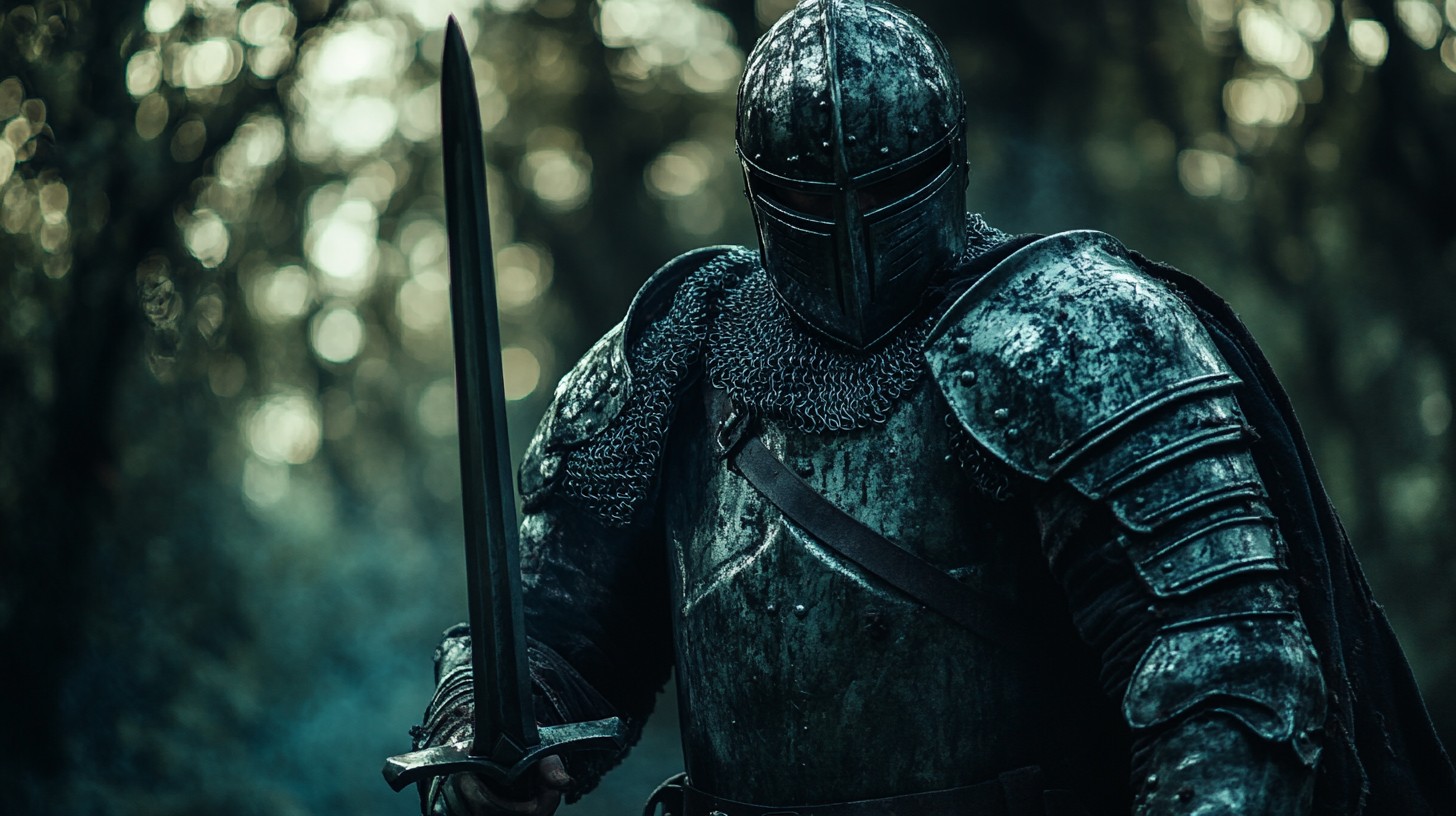 Free Knight in Forest Image - Knight, Forest, Armor | Download at StockCake