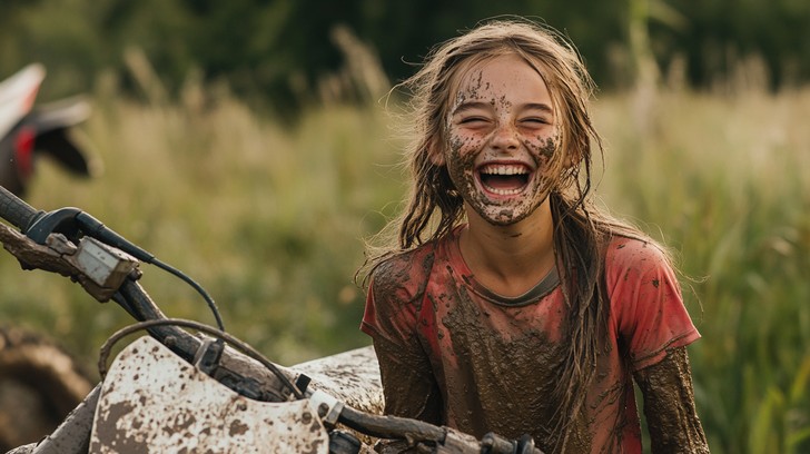 Getting Muddy Scene Free Muddy joy ride Image - Mud, Joy, Laughter | Download at StockCake
