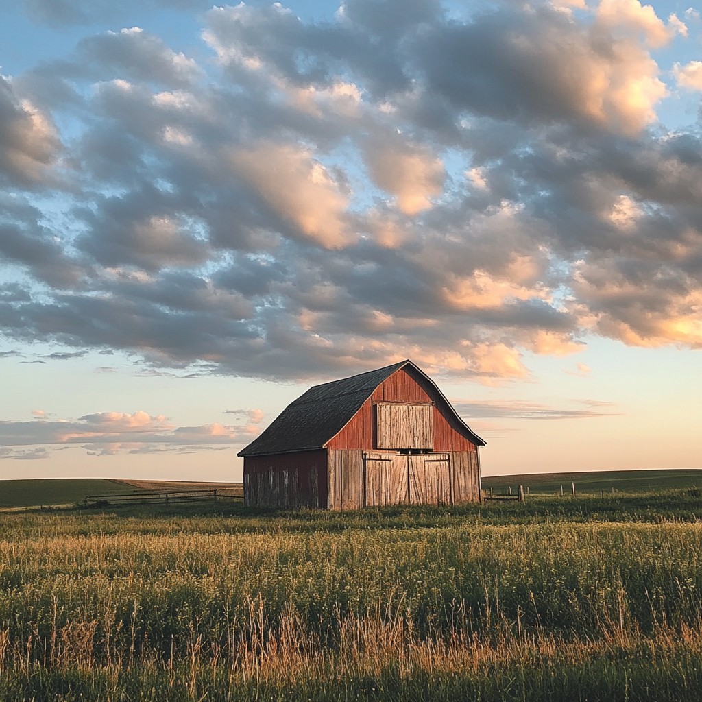Free Sunset Barn Beauty Image - Barn, Sunset, Field | Download at StockCake