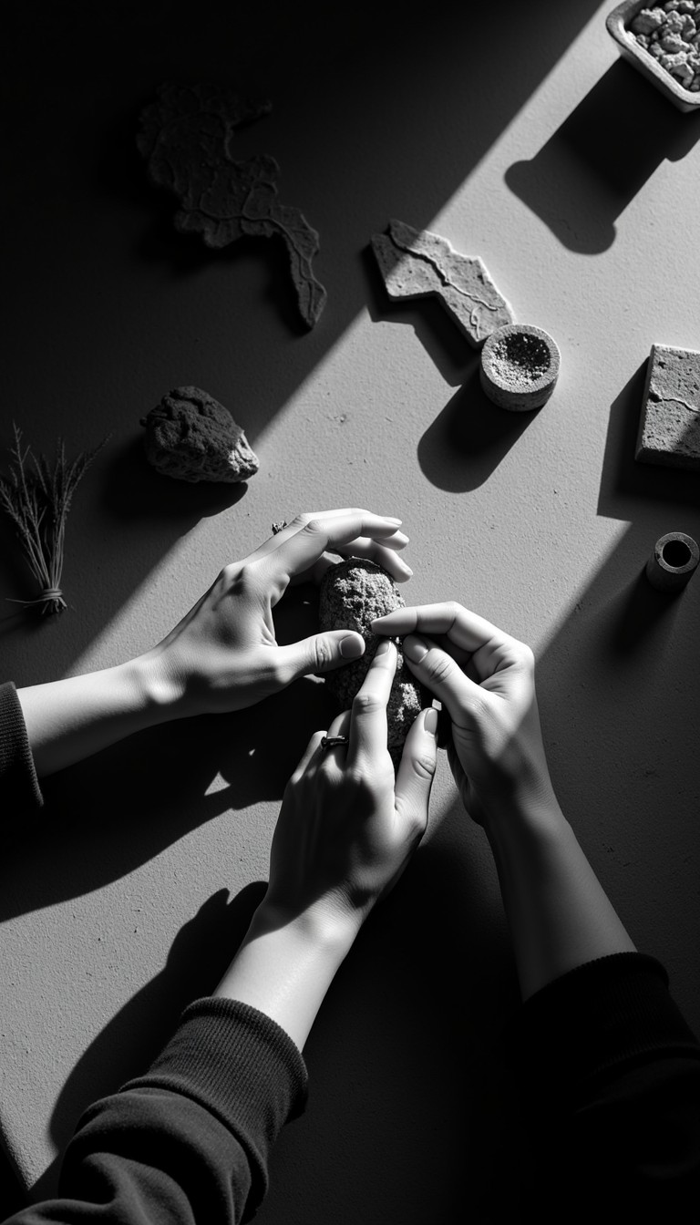 Uv Craft Using Shadows Free Crafting in shadows Image - Craft, Hands, Monochrome | Download at ...