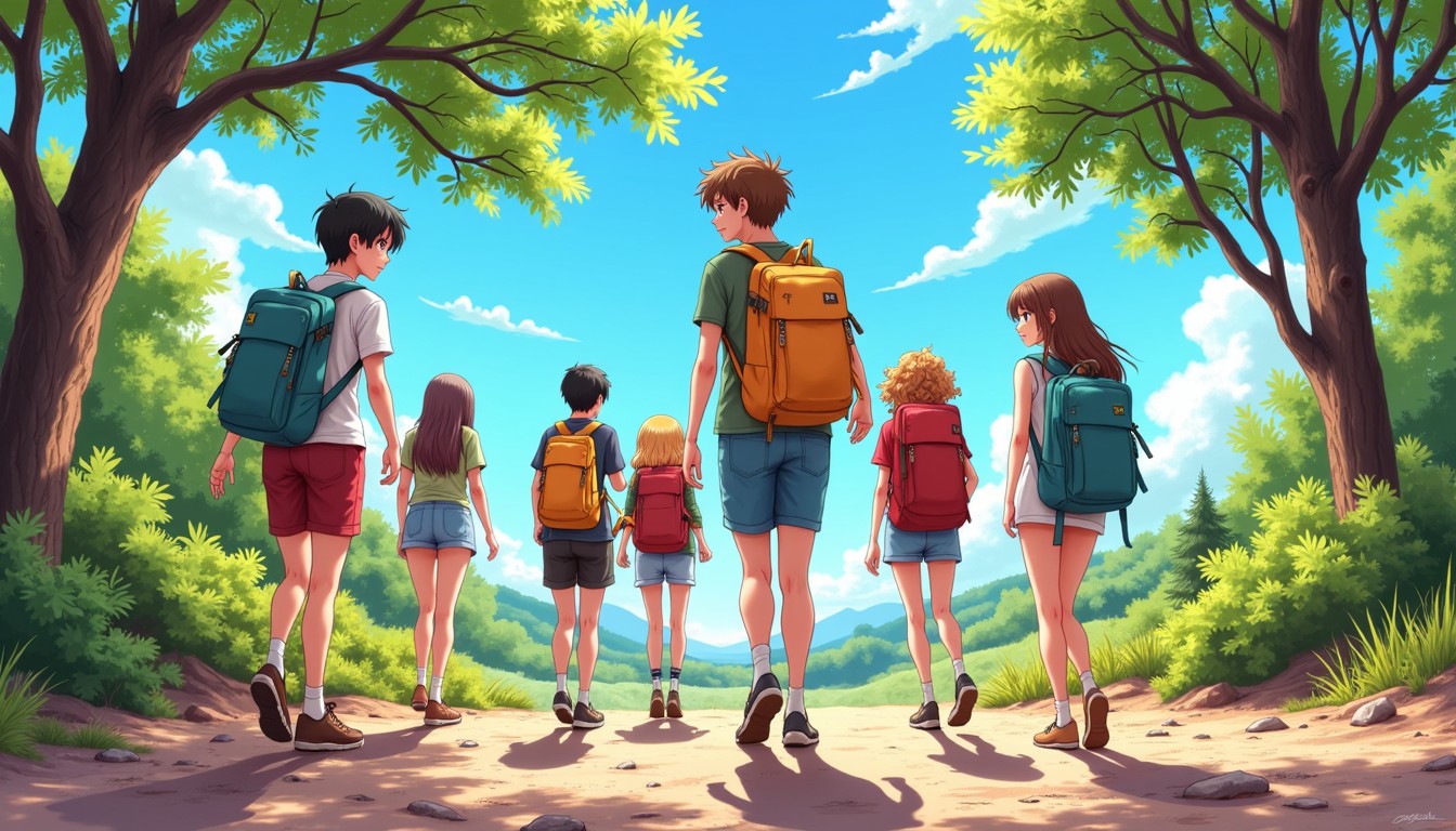 Free Adventure awaits ahead Image - Hiking, Backpacks, Forest ...