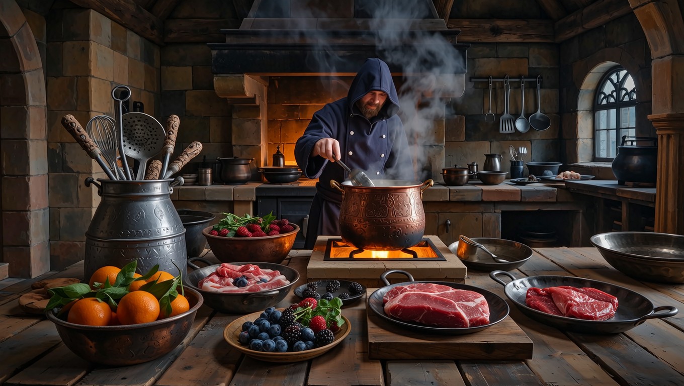 Free Medieval Alchemical Kitchen Photo - Medieval, Gothic, Kitchen ...