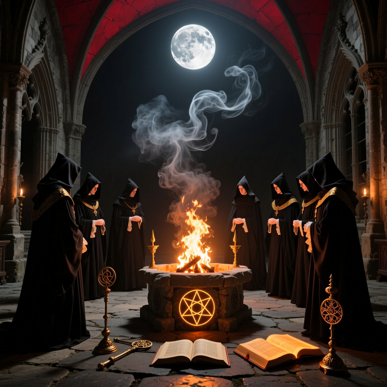 Free Midnight Fire Ritual Image - Gothic, Ritual, Occult | Download at ...