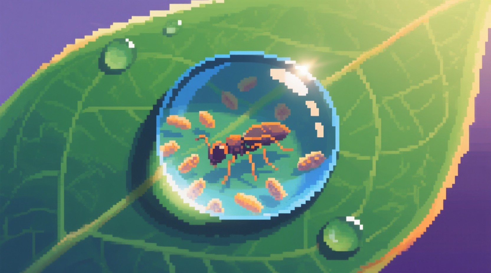 Free Dewdrop Insect Lens Image - Dewdrop, Insect, Pixelart | Download ...