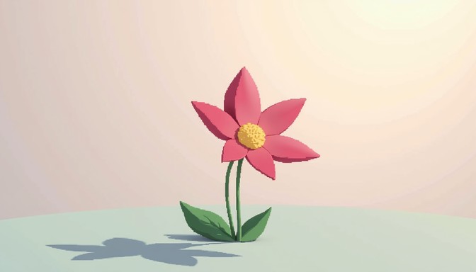 Pink Bloom Design Free Minimal Pink Bloom Image - Minimal, Botanical, Bloom | Download at StockCake