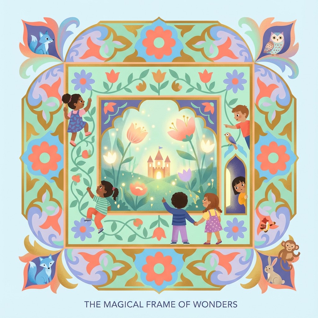 Wonder Book Frame Free Magical Frame Wonder Image - Illustration, Children, Frame ...
