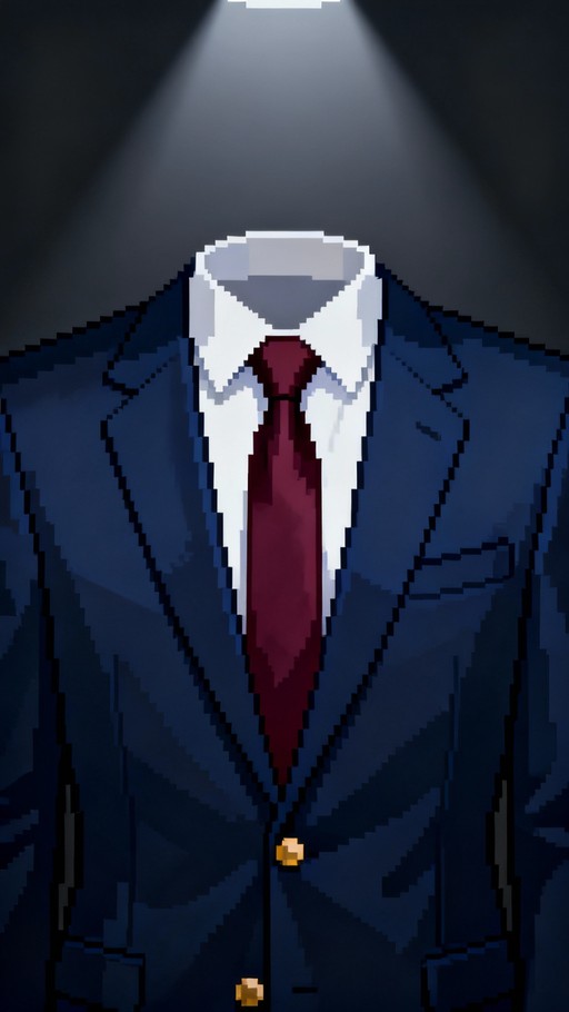 Download Pixel Professional Attire Image - Suit, Navy, Pixel | StockCake