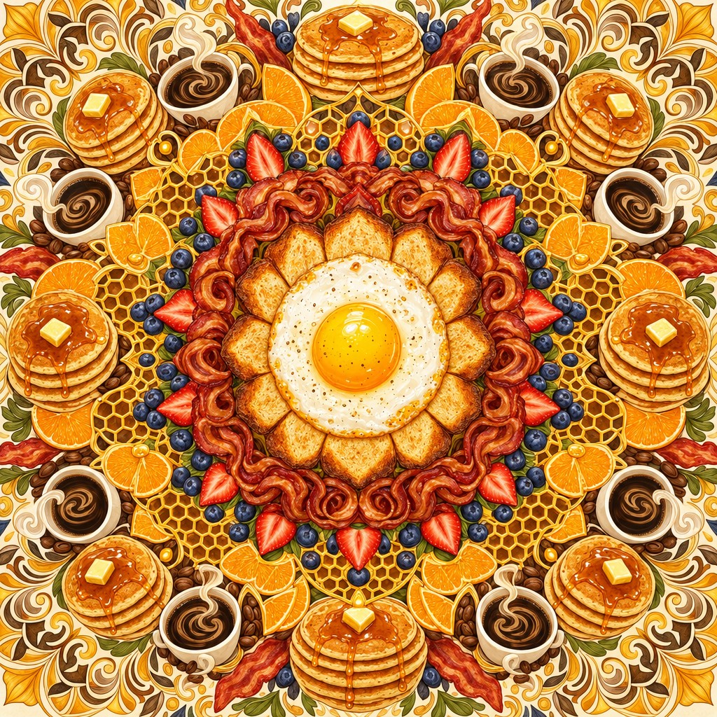 Download Breakfast Mandala Bliss Image - Mandala, Breakfast ...