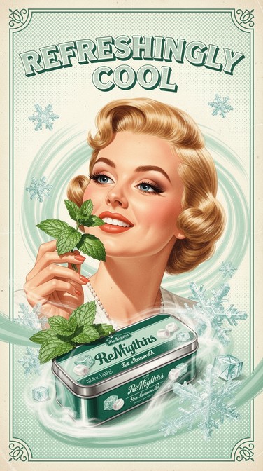 Mint Advertisement Free Vintage Coca-Cola Ad Image - Vintage, Advertisement, Smiling ...