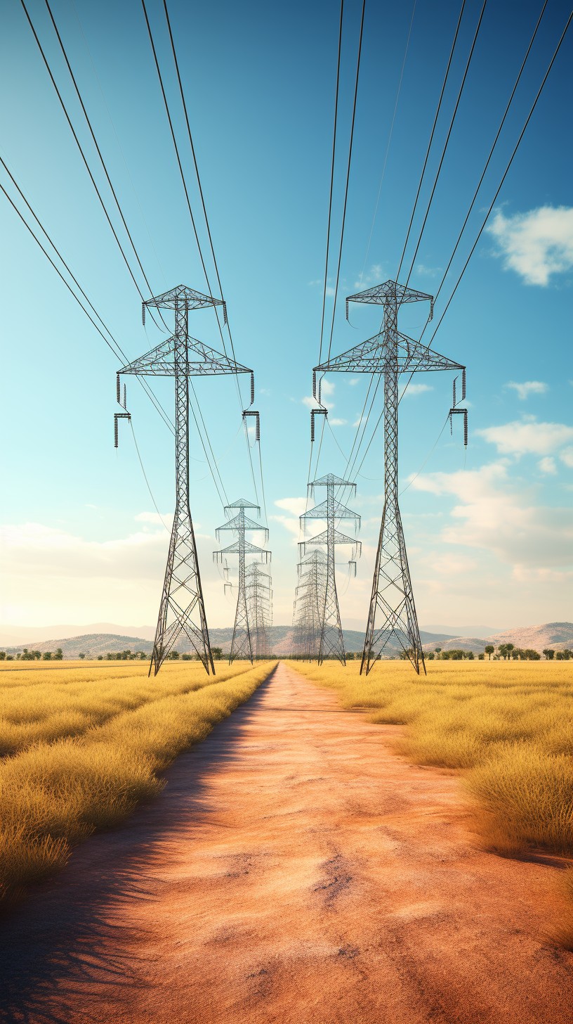 Free Electricity Pylons Pathway Image - Electricity, Pylons, Dirt Path ...