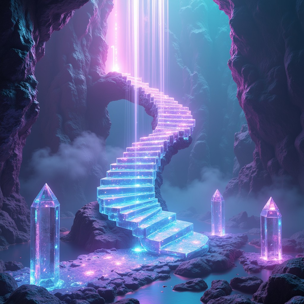 Free Mystical Crystal Path Image - Crystal, Staircase, Magical ...