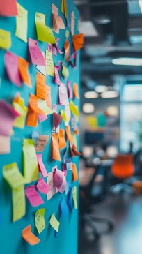 Free Colorful sticky notes Image - Organization, Creativity, Office ...