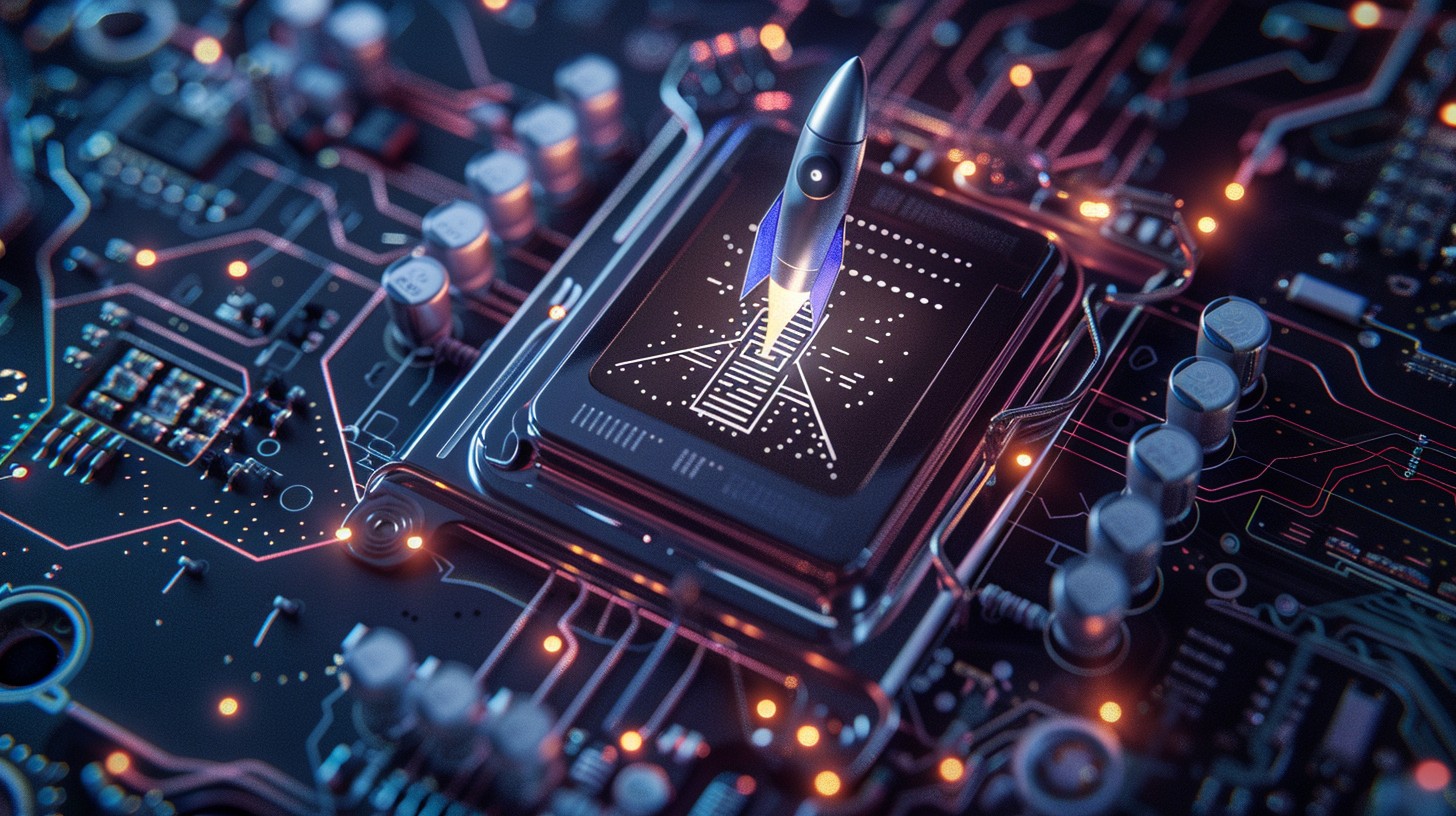 Free Rocket Chip Launch Image - Technology, Innovation, Circuit ...