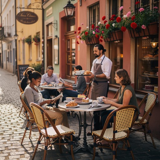 Free European Cafe Scene Image - Cafe, European, Cobblestone | Download ...