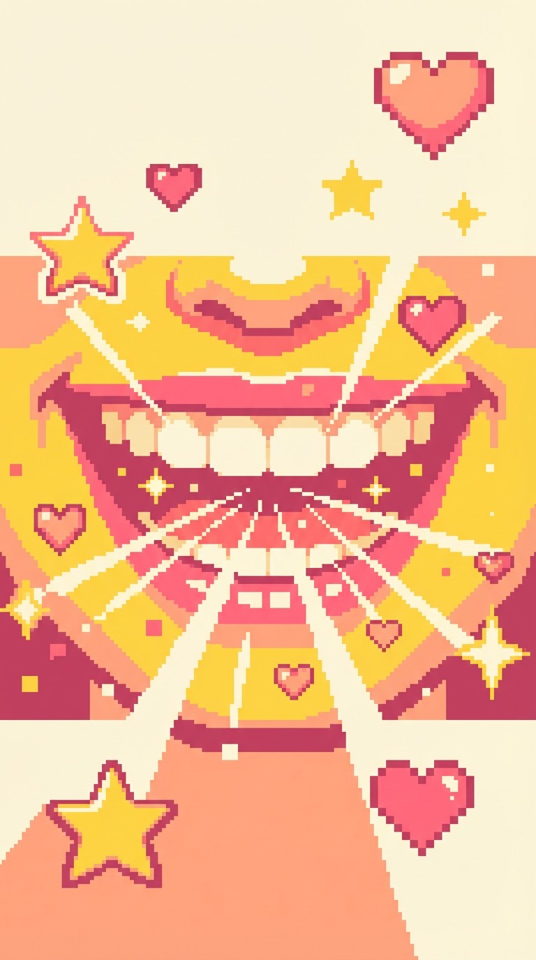 Free Joyful Pixel Smile Image - Pixelart, Smile, Joy | Download at ...