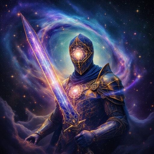 Free Cosmic Geometry Knight Image - Knight, Warrior, Celestial ...
