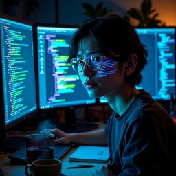 Free Coding in blue Image - Coding, Programmer, Cybersecurity ...
