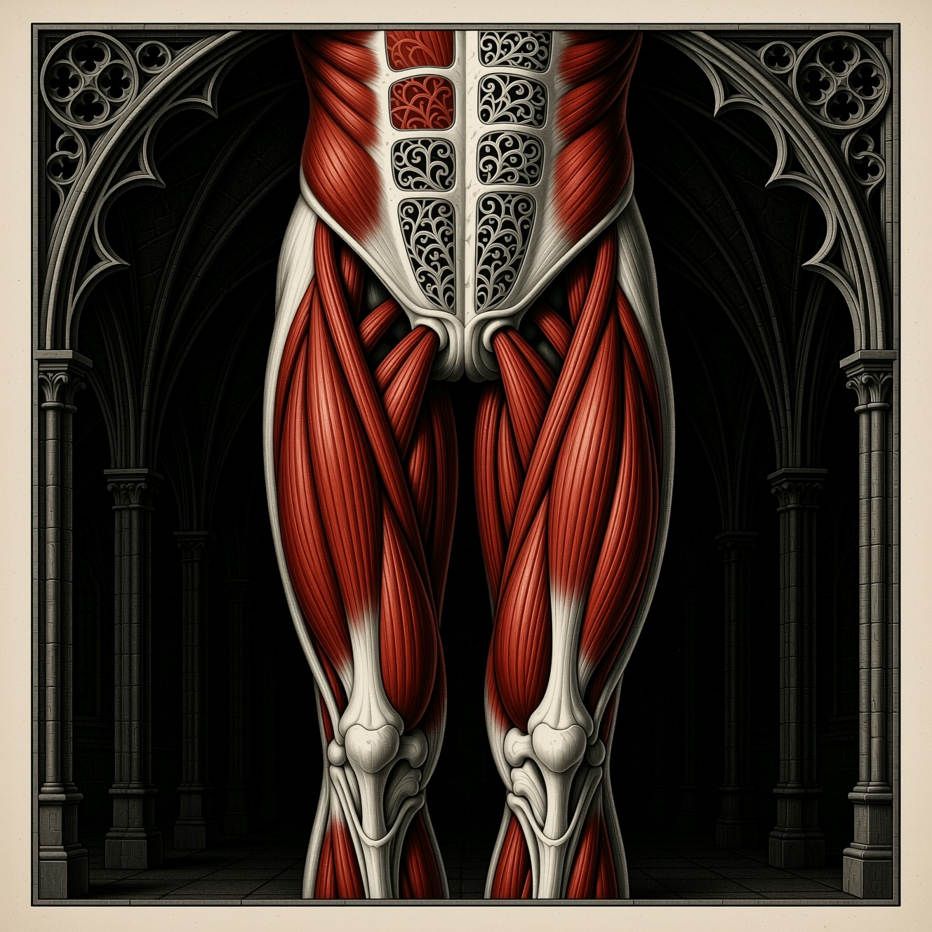 Bibble Mucles Free Sacred Muscle Architecture Photo - Anatomy, Gothic, Quadriceps ...