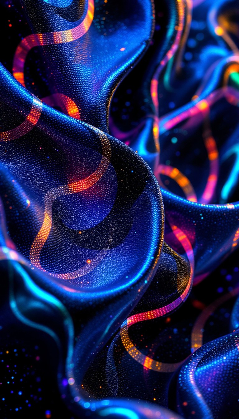 Free Luminescent Digital Flow Image - Iridescent, Flowing, Digital ...
