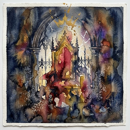 Free Dissolving Medieval Throne Image - Watercolor, Abstract, Medieval ...