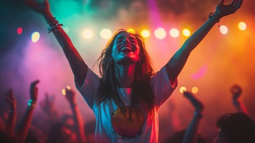 Free Joyful concert moment Image - Woman, Concert, Dancing | Download ...