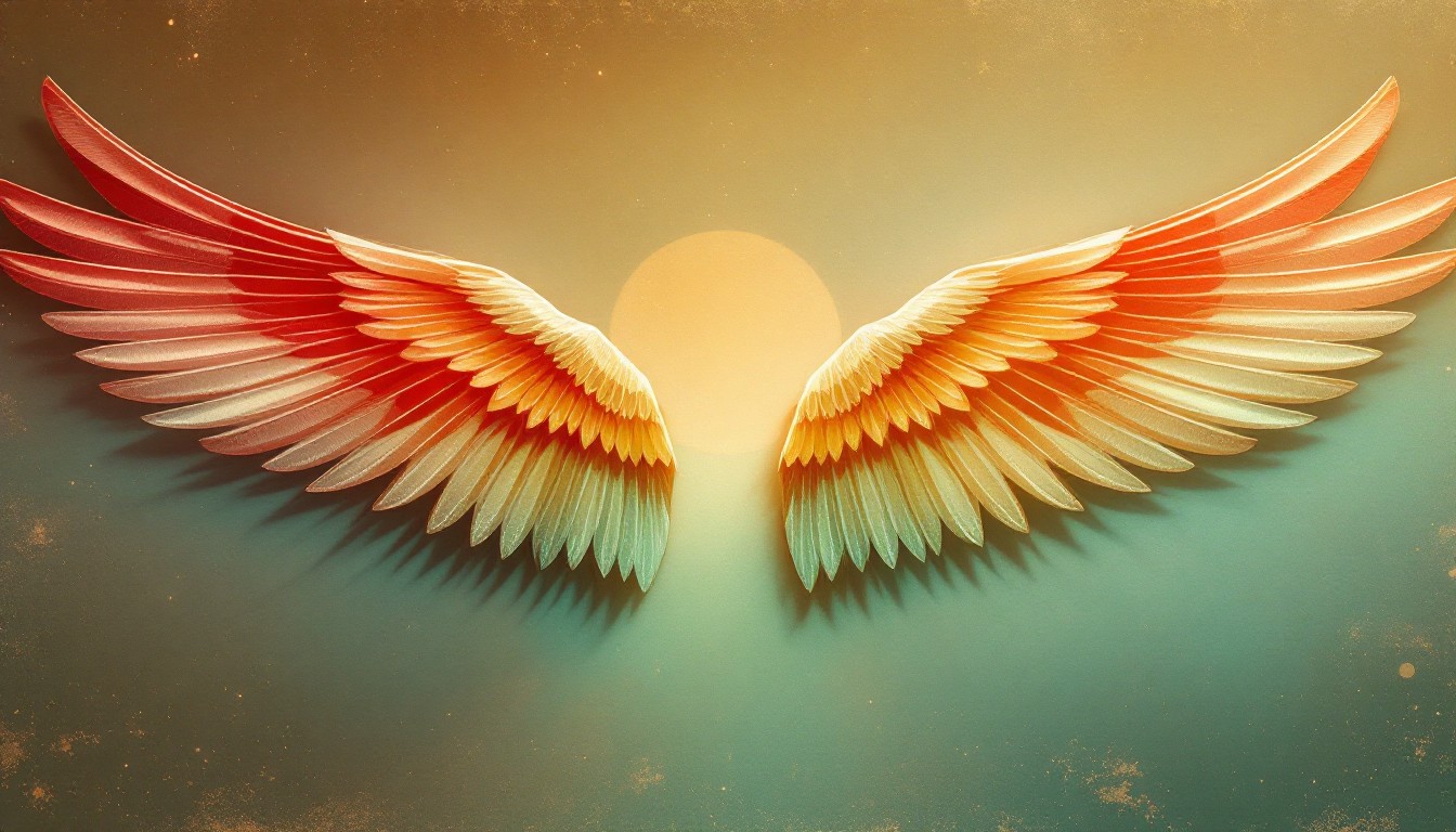 Wing Gradient Simple Free Ethereal Gradient Wings Image - Wings, Ethereal, Gradient ...