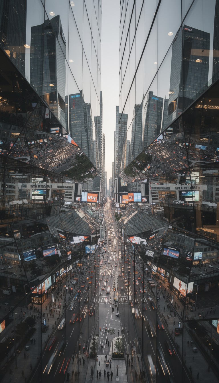 Free Kaleidoscope City Reflections Image - Kaleidoscope, Cityscape ...