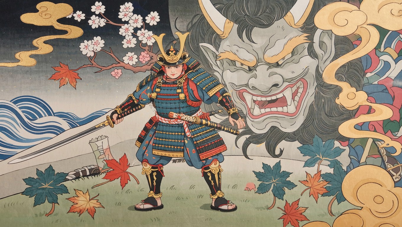 Free Samurai Confronts Demon Image - Samurai, Warrior, Demon | Download ...