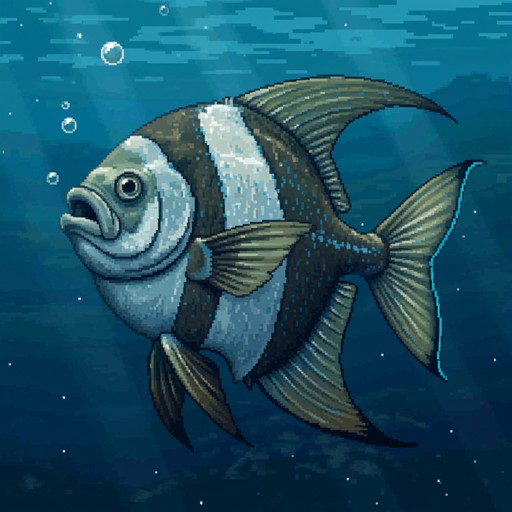 Free Asymmetrical Deep Fish Image - Fish, Ocean, Pixel | Download at ...