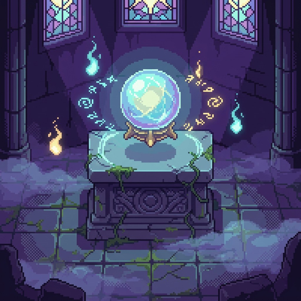 Free Mystical Temple Orb Image - Pixel, Temple, Crystal | Download at ...