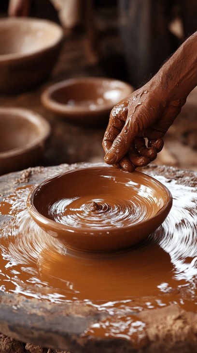 Free Crafting Clay Pot Image | Download at StockCake